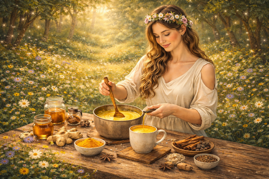 Goldene Milch, Speyer, Waldsee, Glücksstandard, Ayurveda